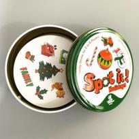 „Spot It“ žaidimas „Šuo, surask gedimą“ Tėvo ir vaiko vakarėlio žaidimo kortelė gray
