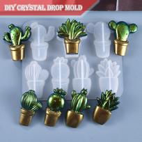 Succulent Cactus Silicone Mold Resin Epoxy Casting Mould Jewelry Making Craft