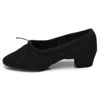 3 Colors Girls Ballet Dance Shoes Cavans Soft Sole Teacher Parctice Dancing Shoes 34 juoda