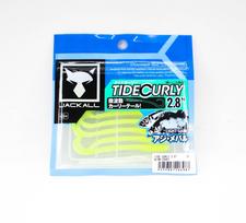 Jackall Soft Lure Tide Curly 2.8 Inches Glow Chart (6487)