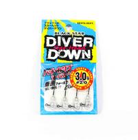 Xesta Jig Head Black Star Head Diver Down 3 grams Hook Size 2/0 (0797)