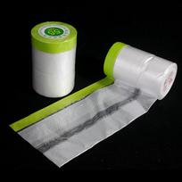 2pcs Furniture Spray Paint Masking Film Green Self-adhesive Spraying Protective Paper Cars Decoration Varnish Shadowing 55cmx25m žalia