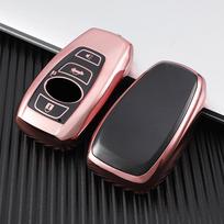 Electrolate TPU Car Smart Key Cover Case Shell Holder Protector Keychain, skirtas Subaru XV BRZ Forester Legacy Outback Priedai rožinė