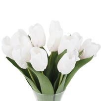 6 Pcs Tulips Artificial Flowers Real Looking Fake Tulips Real Touch Faux Flowers Floral Arrangements for Table Home Wedding Decor balta
