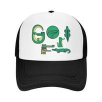 Funny Crocodiles Trucker Cap Trucker Hats Snapback Hat for Unisex Baseball Cool Unisexs Hats Caps for Logo Adult Four Seasons One Size One Size white