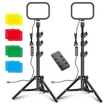 APEXEL APL-FL19 USB LED Video Light Photography Fill Light Video Conference Lighting Kit juoda