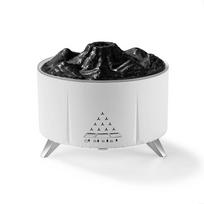 Remote Control Essential Oil Diffuser Aroma Air Humidifier Bluetooth Music Player Simulate Flame Ultrasonic Fragrance Difusor EU black