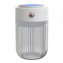 Portable Ultrasonic Humidifier Usb Mini Mist Fogger Car Air Freshener Purifier With 7 Color Light Umidificador For Home Office USB Cable white
