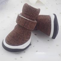 Batai šunims Teddy Bomei medvilniniai kvėpuojantys batai naminiams gyvūnėliams šunų batai šuniukų meškiukų šunų batai neslystantys šunų batai mažiems šunims 1 ruda