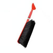 Sniego valymo kastuvas Automobilinis sniego skutimosi šepetys Daugiafunkcis sniego šalinimo ginklas žiemos atitirpinimas ilga rankena sniego šalinimo artefaktas 62cm×8.5cm raudona