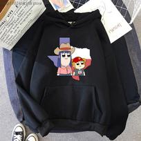 Animacinių spaudinių Pop Team Epic džemperis su gobtuvu Pipimi ir Popuko grafinis džemperis Hip Hop stiliaus megztinis moterims Gatvės drabužiai Harajuku Unisex džemperis su gobtuvu 2XL