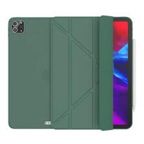 Dėklas iPad Pro 2021 11 12.9 colių planšetiniam kompiuteriui, magnetinis stovas, dangtelis, planšetinio kompiuterio korpusas, skirtas iPad Pro 11 12 9 dėklui 2021 2020 For Pro 11 2021 tamsiai mėlyna spalva