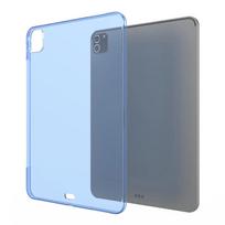 For iPad Pro 11 12 9 2021 Case Transparent Silicone Soft TPU Back Cover For iPad Pro 11 12.9 2020 Pro 11 2021 mėlyna
