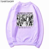 Anime Oyasumi Punpun Vienas minioje Hoodies Unisex Unisexga Megztiniai Su grafika Šilti drabužiai Harajuku Apvalus kaklas Sudaderas Unisex 2XL