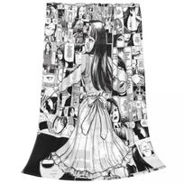 Junji Ito Tomie Kawakami antklodės užvalkalas flanelinis mielas Kawaii anime lengvas plonas antklodė patalynės sofos lovatiesė 75x100cm 30x40in