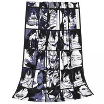 Aizawa Shota Collage Knitted Blankets Fleece My Hero Academia Plaid Anime Warm Throw Blanket for Bedroom Sofa Bedroom Quilt 75x100cm 30x40in