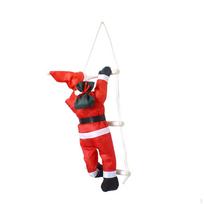 Kabantis Kalėdų Senelis Laipioja ant virvių kopėčių Lėlės durys Lėlė, pakabukas 12.5cmx30cm