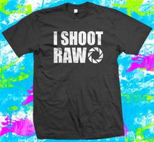 I Shoot Crudo Fotografia Fotografo Regalo Unisex T-shirt S