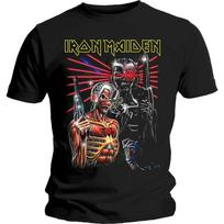 Iron Maiden Terminate juodi klasikinio roko metalo unisex marškinėliai S