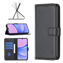 Piniginė Natūralios odos eros galvos odos dangtelis su kortelės lizdo stovu Magnetinis atverčiamas dėklas, skirtas Samsung Galaxy Xiaomi Redmi iPhone OPPO Realme Honor Moto OnePlus Galaxy A05 juoda