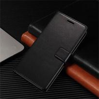 Klasikinis odinis atverčiamas stovo dėklas, skirtas Samsung Galaxy A05S A15 A54 A53 A04S A14 S23 S24 Ultra Plus Xiaomi Redmi Note 12 iPhone 15 14 Pro Max piniginės dangtelis For iPhone 8 Plus juoda