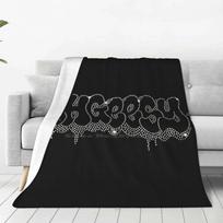 Ohgeesy Black Gold Mafia Yes Love You Fashion Soft Warm Throw Blanket Ohgeesy Shoreline Mafia Bidness 75x100cm (30x40inch)
