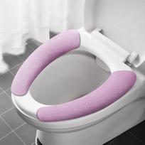 1 pora tualeto sėdynės pagalvėlės universalus tualeto užvalkalas Lipnus tualeto sėdynės užvalkalas 38x9cm violetinė
