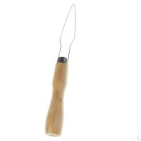 Time Saving Wooden Handle Wire Loop Needle Threader Stitch Insertion Hand Machine Sewing Accessories