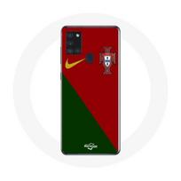 Case - maniacase - Samsung Galaxy A21S - Black - Flexible - Nike Jersey juoda