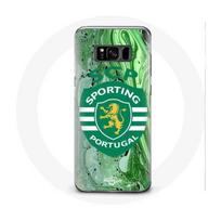 Coque Samsung Galaxy S8 scp sporting portugal fond vert žalia