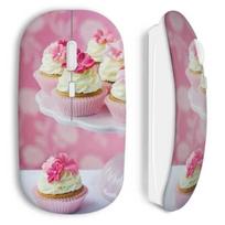 Wireless Mouse - Cupcake - Pink - Cupcake Design - USB Wifi - Compatible Mac and PC