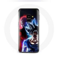 Case - Samsung - Galaxy S9 - Anime Dragon Ball - Goku and Jiren - Soft Black
