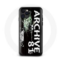 Coque Iphone 12 mini design Archive 81 film d'horreur fiction cassette statut x-files Fringes sus