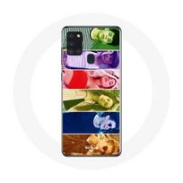 Coque Samsung Galaxy A21S Poursuis Tes Rêves Split Visages