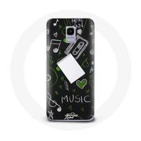 Coque pour Samsung Galaxy A6 2018 Music clé de sol