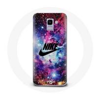 Coque pour Samsung Galaxy A6 2018 Nike Logo Espace Coloré
