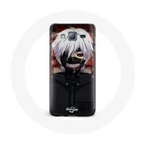 Coque pour Samsung Galaxy j3 2016 Tokyo Ghoul Kaneki Ken Masque Japonais Anime