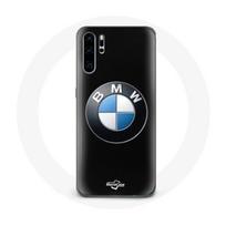 Coque pour Huawei P30 BMW Logo fond noir juoda