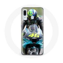 Coque pour Samsung Galaxy A20 Valentino Rossi Pilote de vitesse moto 46
