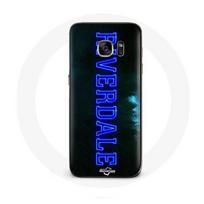 Dėklas Samsung Galaxy S6 edge Riverdale Serialo Logotipas mėlynas