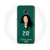 Coque pour Samsung Galaxy S6 Edge Squid Game Han Mi Nyeo Numéro 212