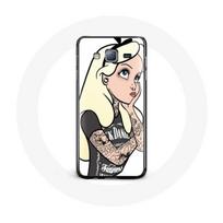 Coque pour Samsung Galaxy J7 Alice Princesse tatouée