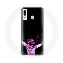 Coque pour Samsung Galaxy A40 Formule 1 Sergio Pérez Mendoza gagné la course