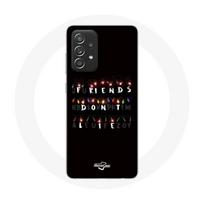 Coque pour Samsung Galaxy A52 Stranger Things Affiche Friends Don't Lie Joyeux noël