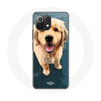 Case - Xiaomi - Mi 11 Lite - Soft - Black - Golden retriever Puppy