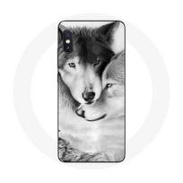 Coque pour Xiaomi Redmi Note 5 Pro Loup Duo animaux