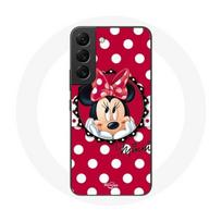 Coque pour Samsung Galaxy S21 FE Minnie Mouse Dessin animé Rouge