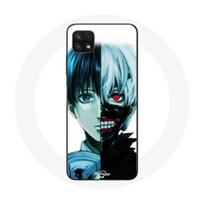 Coque pour Samsung Galaxy A22 5G Tokyo Ghoul Visage Moitié