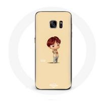 Coque pour Samsung Galaxy S6 BTS TinyTAN Animation Suga