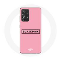 Dėklas - MANIACASE - Samsung Galaxy A33 5G - Silikoninis - Blackpink logotipas - K-pop juoda